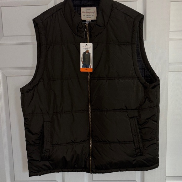 Weatherproof Men's Dark Gray Quilted Vest - Picture 3 of 4